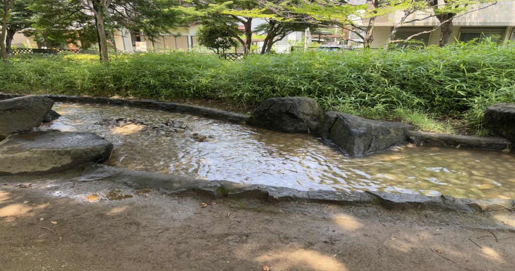 大泉交通公園のジャブジャブ池