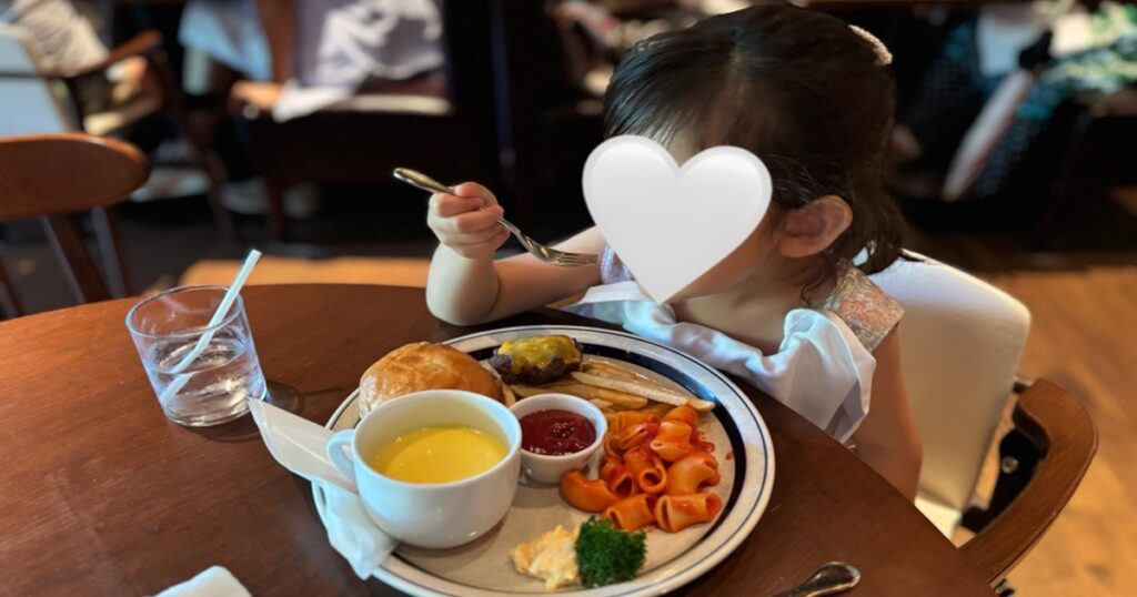ユニオンスクエアトーキョーのキッズプレートランチ