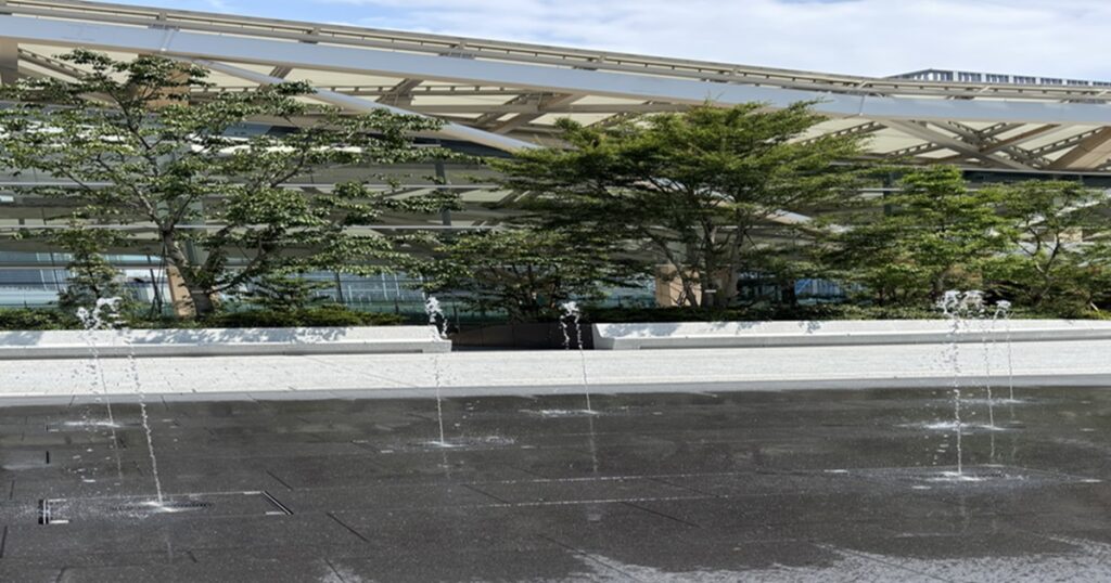 高輪ゲートウェイ噴水広場