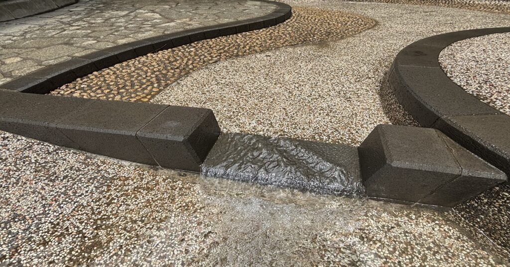 オーパス夢ひろばのジャブジャブ池