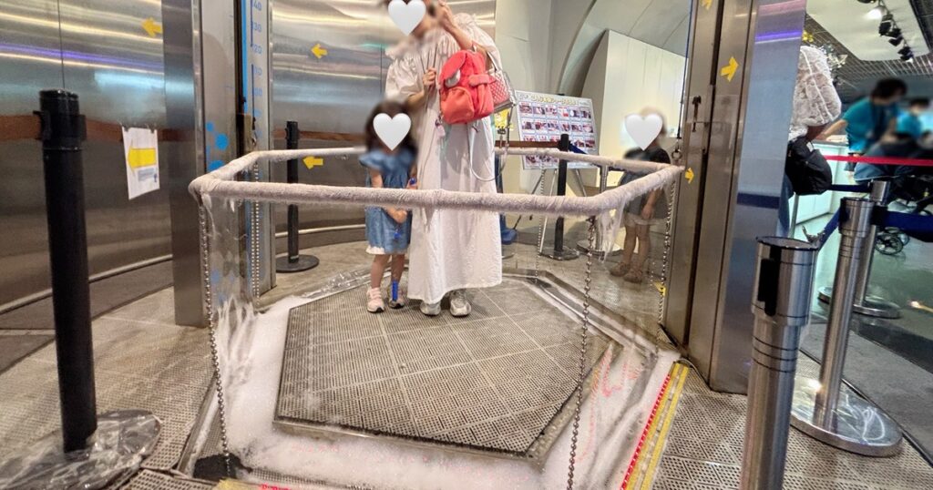 水の科学館巨大シャボン玉