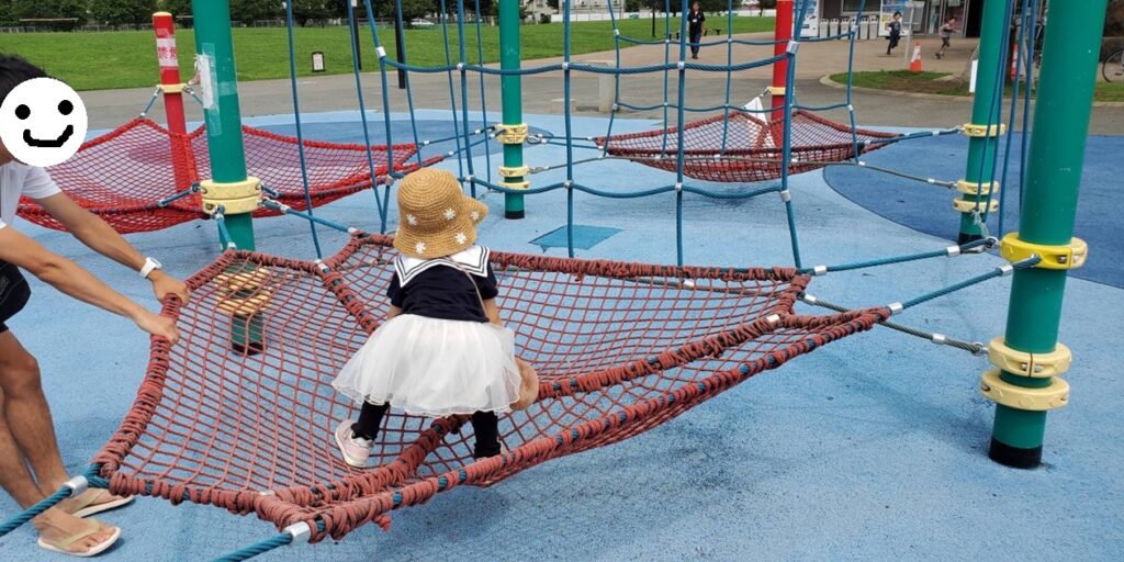 下高井戸あおぞら公園ネット遊具