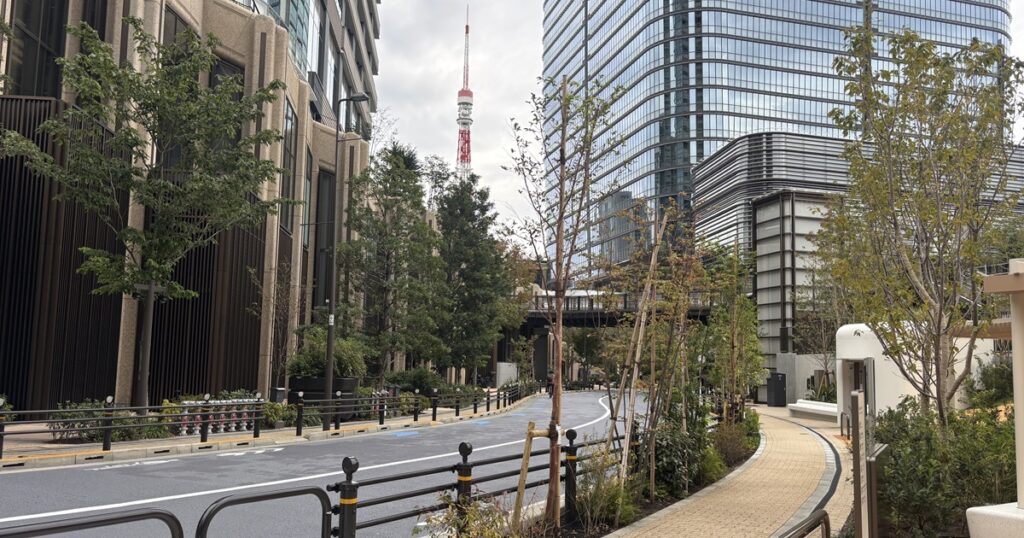 我善坊横川省三記念公園からの景色