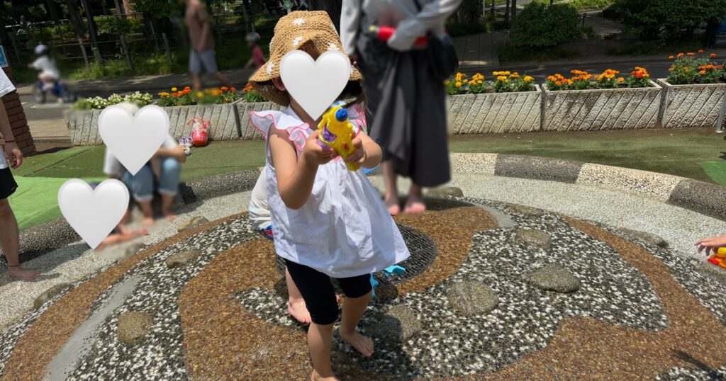 大泉交通公園のジャブジャブ池