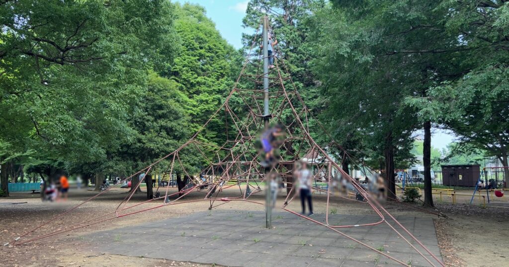 光が丘公園ザイルクライミング